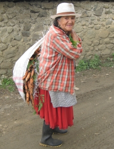 Lady with bag